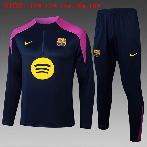 Ninos Sudadera De Training Barcelona 2025/26 Azul 5